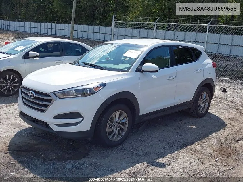 2018 Hyundai Tucson Se VIN: KM8J23A48JU669558 Lot: 40567454