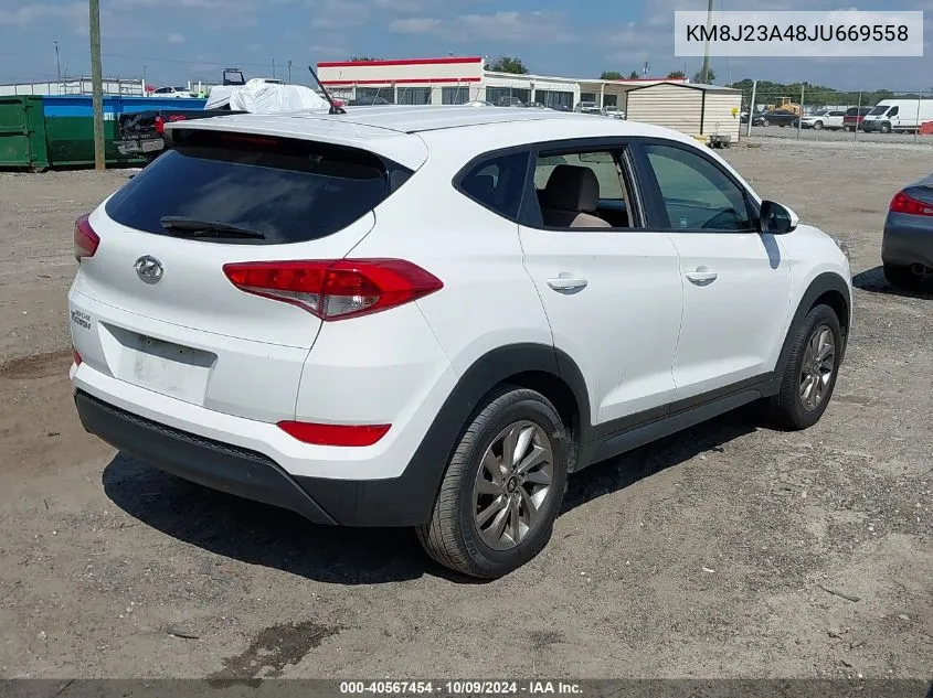 2018 Hyundai Tucson Se VIN: KM8J23A48JU669558 Lot: 40567454