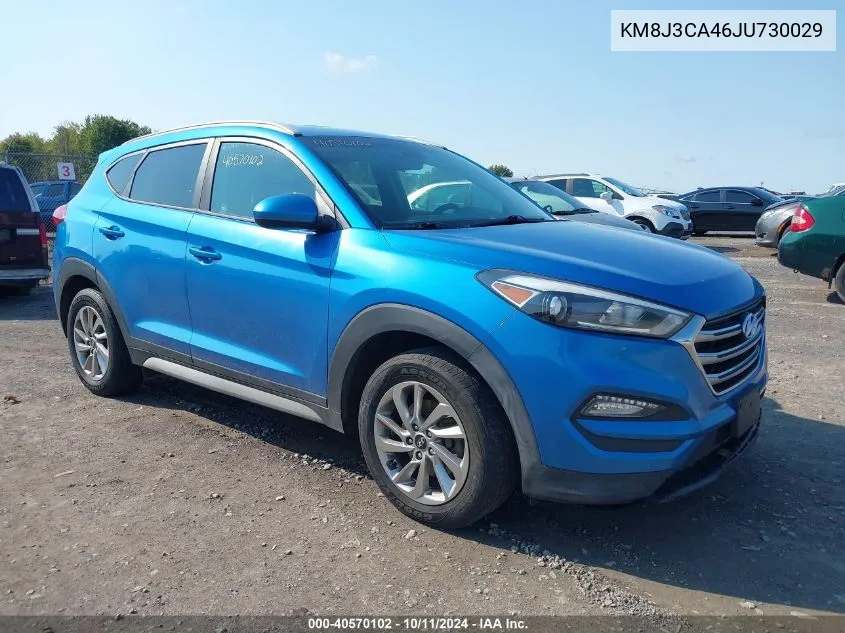 2018 Hyundai Tucson Sel VIN: KM8J3CA46JU730029 Lot: 40570102