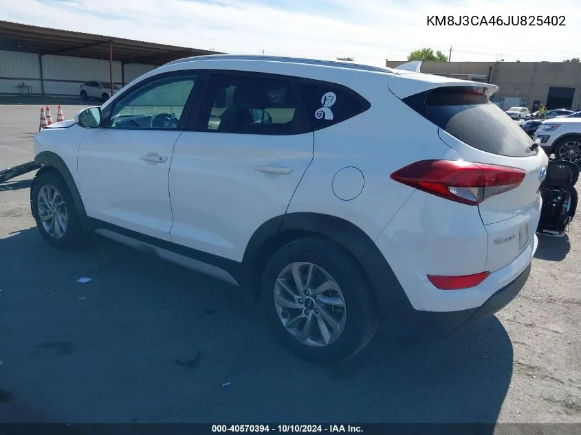 2018 Hyundai Tucson Sel VIN: KM8J3CA46JU825402 Lot: 40570394