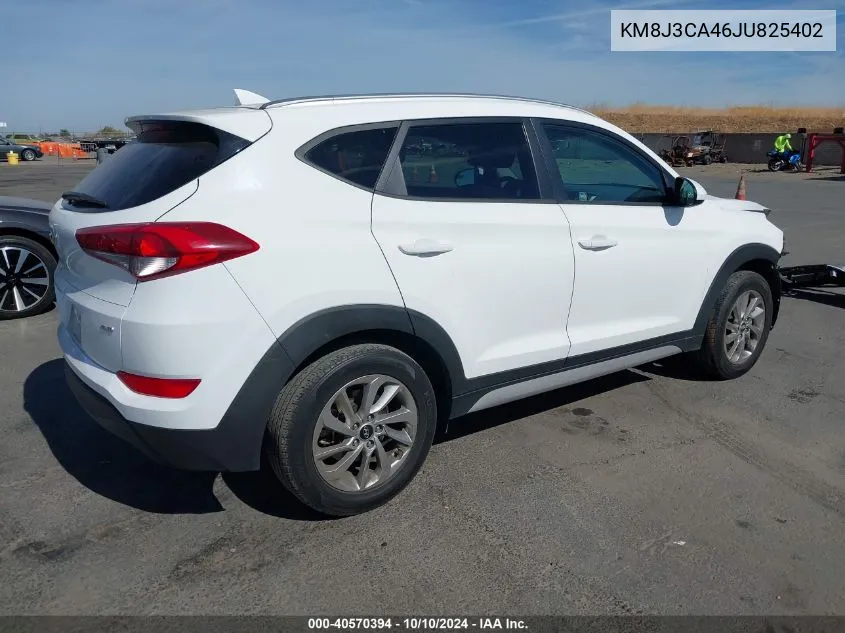 2018 Hyundai Tucson Sel VIN: KM8J3CA46JU825402 Lot: 40570394