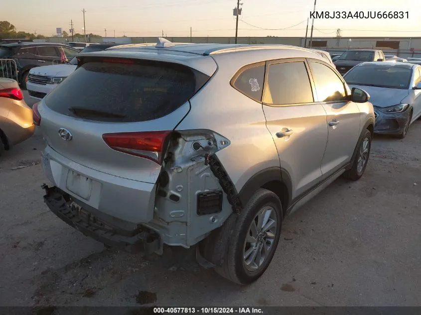 2018 Hyundai Tucson Sel VIN: KM8J33A40JU666831 Lot: 40577813