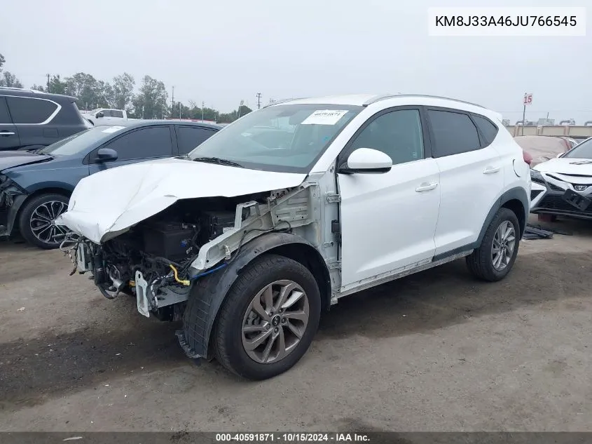 2018 Hyundai Tucson Sel VIN: KM8J33A46JU766545 Lot: 40591871