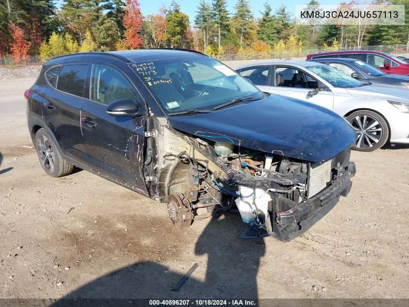 KM8J3CA24JU657113 2018 Hyundai Tucson Value