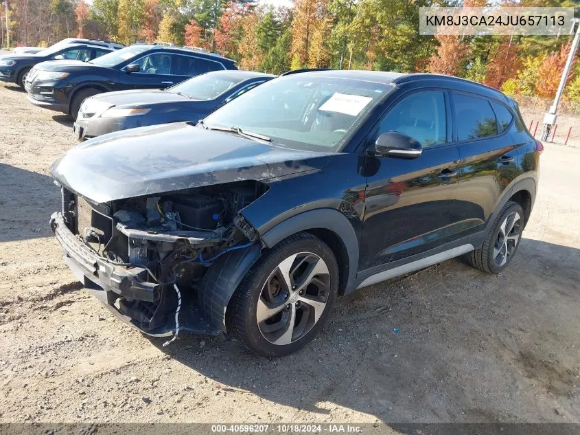 KM8J3CA24JU657113 2018 Hyundai Tucson Value