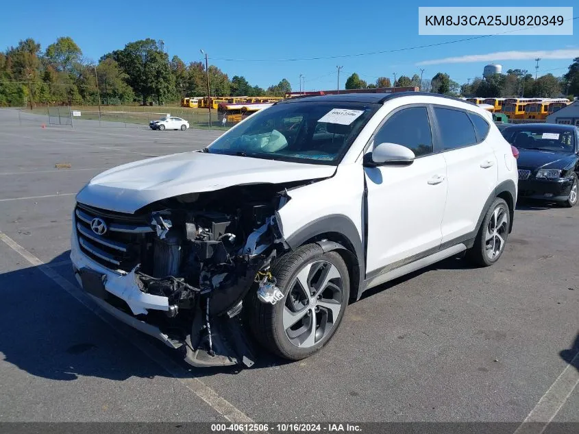 2018 Hyundai Tucson Value VIN: KM8J3CA25JU820349 Lot: 40612506