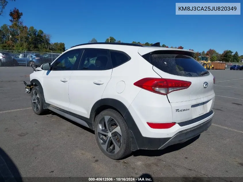 2018 Hyundai Tucson Value VIN: KM8J3CA25JU820349 Lot: 40612506