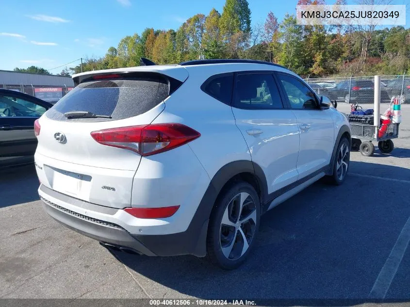 2018 Hyundai Tucson Value VIN: KM8J3CA25JU820349 Lot: 40612506