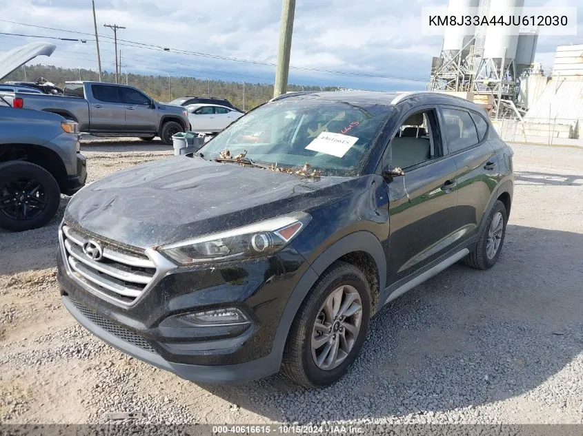 2018 Hyundai Tucson Sel VIN: KM8J33A44JU612030 Lot: 40616615