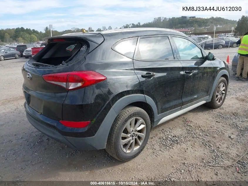 2018 Hyundai Tucson Sel VIN: KM8J33A44JU612030 Lot: 40616615