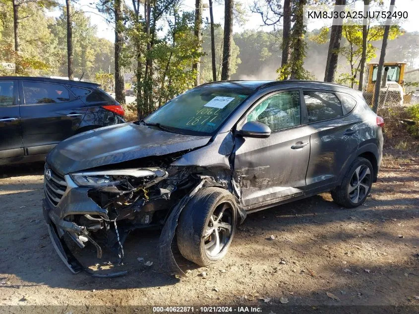 KM8J3CA25JU752490 2018 Hyundai Tucson Limited/Sport And Eco/Se