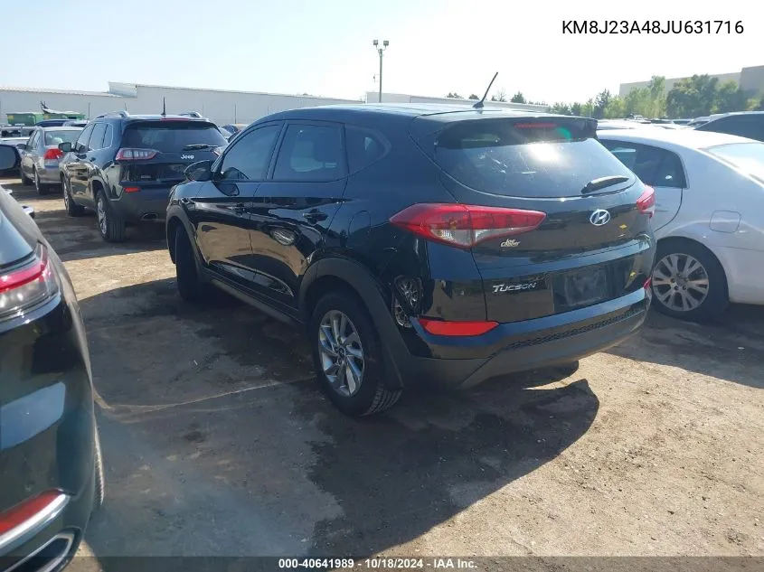 2018 Hyundai Tucson Se VIN: KM8J23A48JU631716 Lot: 40641989