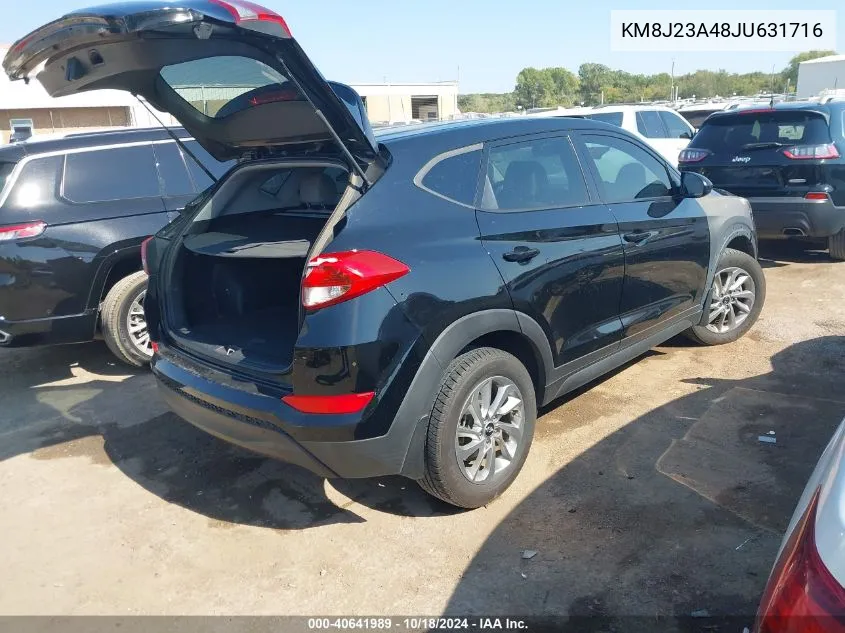 2018 Hyundai Tucson Se VIN: KM8J23A48JU631716 Lot: 40641989