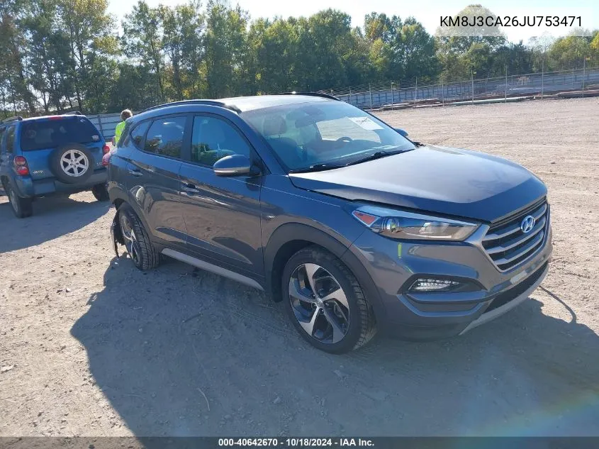 KM8J3CA26JU753471 2018 Hyundai Tucson Value