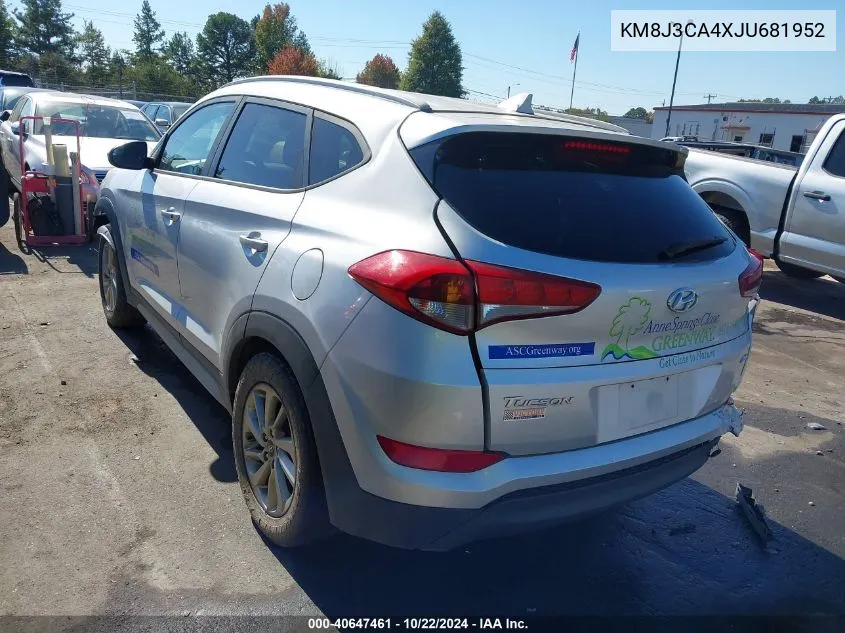 KM8J3CA4XJU681952 2018 Hyundai Tucson Sel