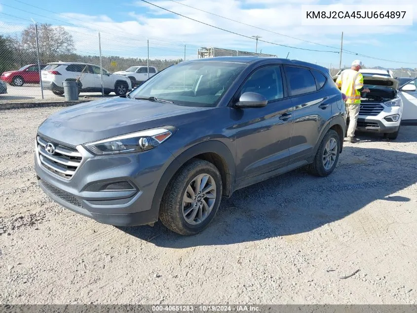 2018 Hyundai Tucson Se VIN: KM8J2CA45JU664897 Lot: 40651283