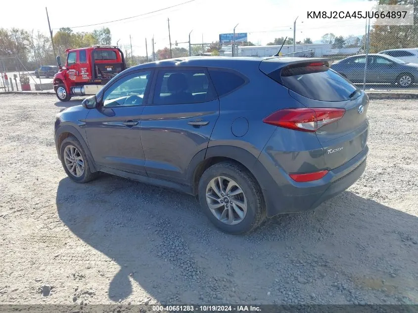 2018 Hyundai Tucson Se VIN: KM8J2CA45JU664897 Lot: 40651283