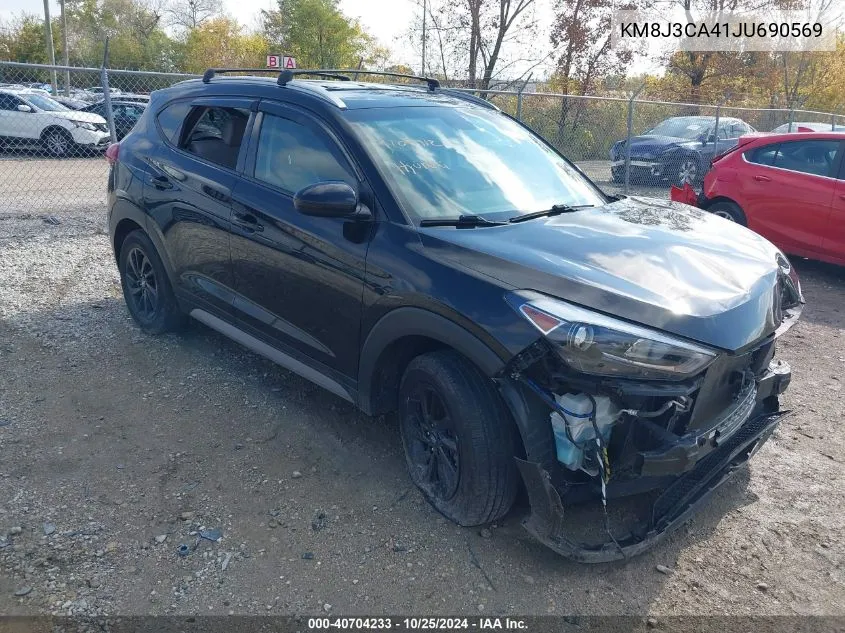 2018 Hyundai Tucson Sel VIN: KM8J3CA41JU690569 Lot: 40704233