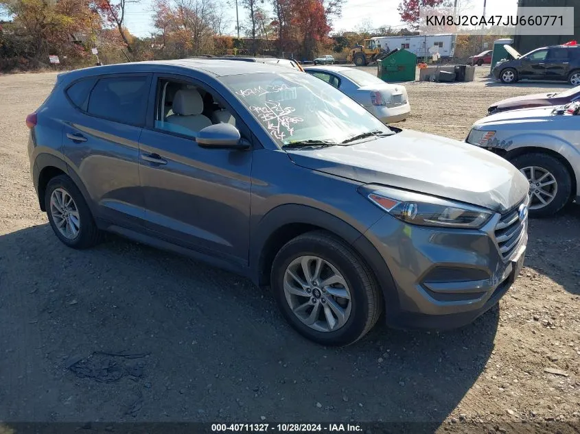 2018 Hyundai Tucson Se VIN: KM8J2CA47JU660771 Lot: 40711327