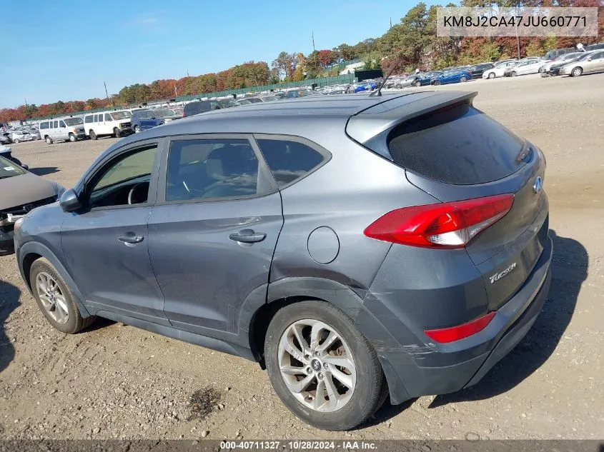 2018 Hyundai Tucson Se VIN: KM8J2CA47JU660771 Lot: 40711327