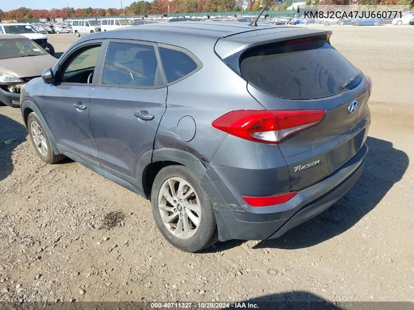 2018 Hyundai Tucson Se VIN: KM8J2CA47JU660771 Lot: 40711327