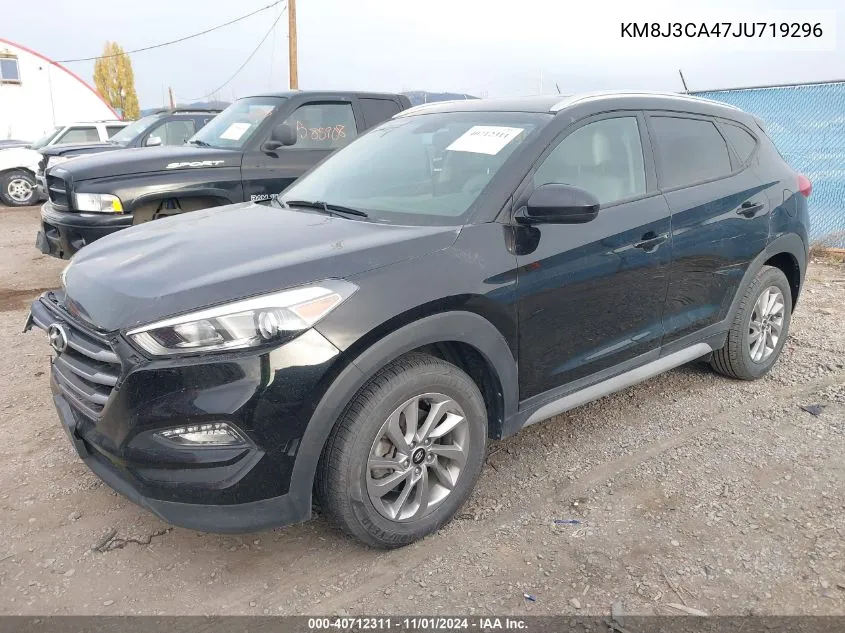 2018 Hyundai Tucson Sel VIN: KM8J3CA47JU719296 Lot: 40712311