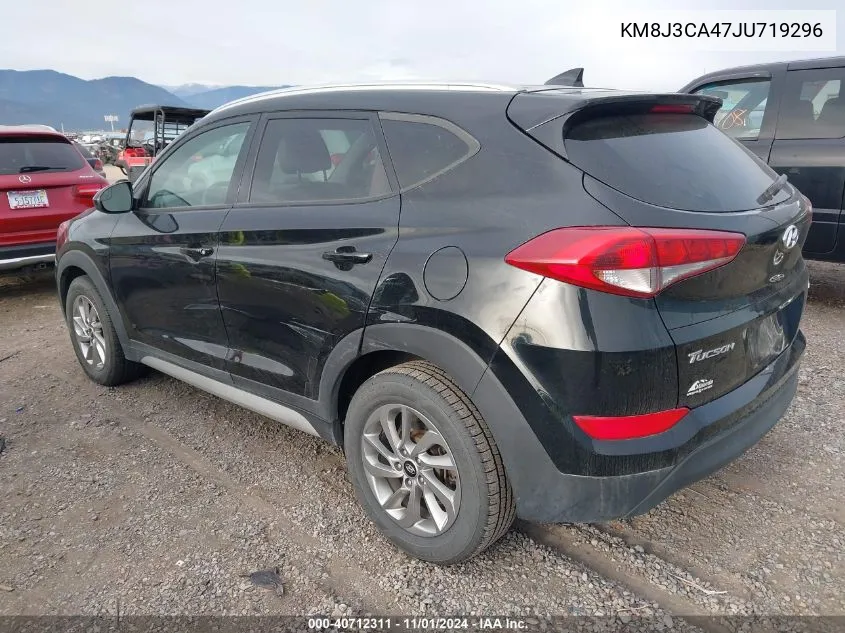 2018 Hyundai Tucson Sel VIN: KM8J3CA47JU719296 Lot: 40712311