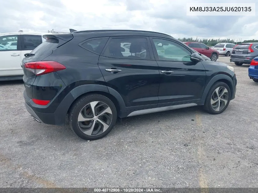 2018 Hyundai Tucson Limited VIN: KM8J33A25JU620135 Lot: 40712908