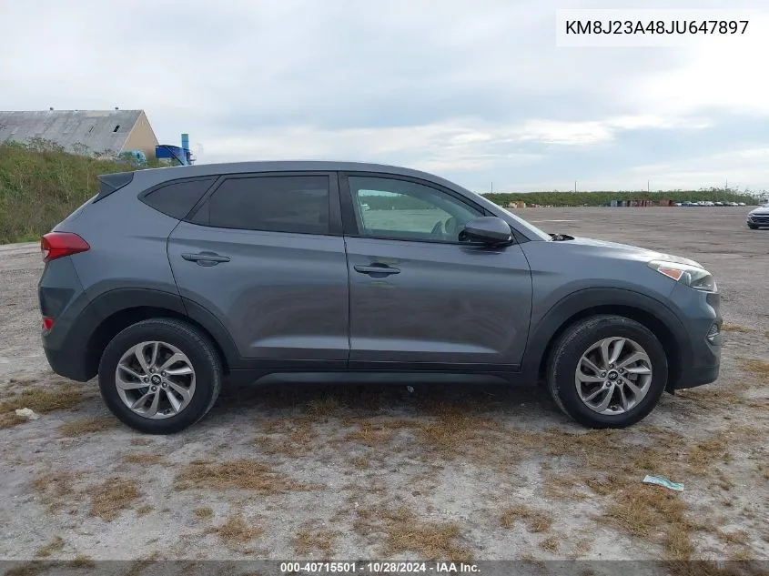 2018 Hyundai Tucson Se VIN: KM8J23A48JU647897 Lot: 40715501