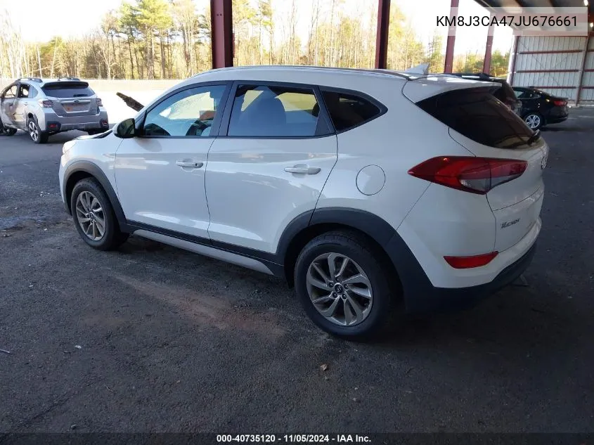 2018 Hyundai Tucson Sel VIN: KM8J3CA47JU676661 Lot: 40735120