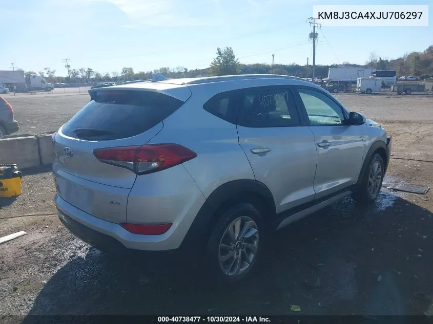 2018 Hyundai Tucson Sel VIN: KM8J3CA4XJU706297 Lot: 40738477