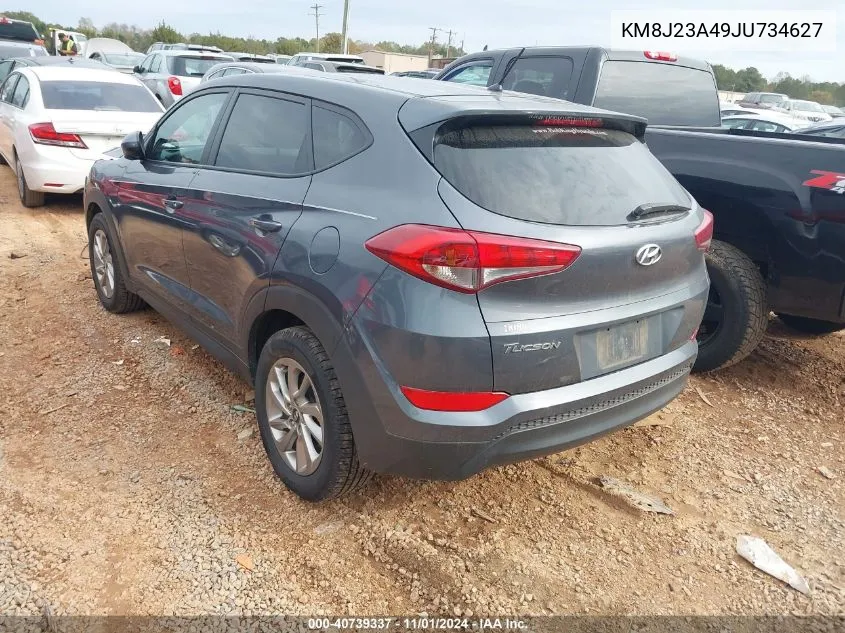 2018 Hyundai Tucson Se VIN: KM8J23A49JU734627 Lot: 40739337