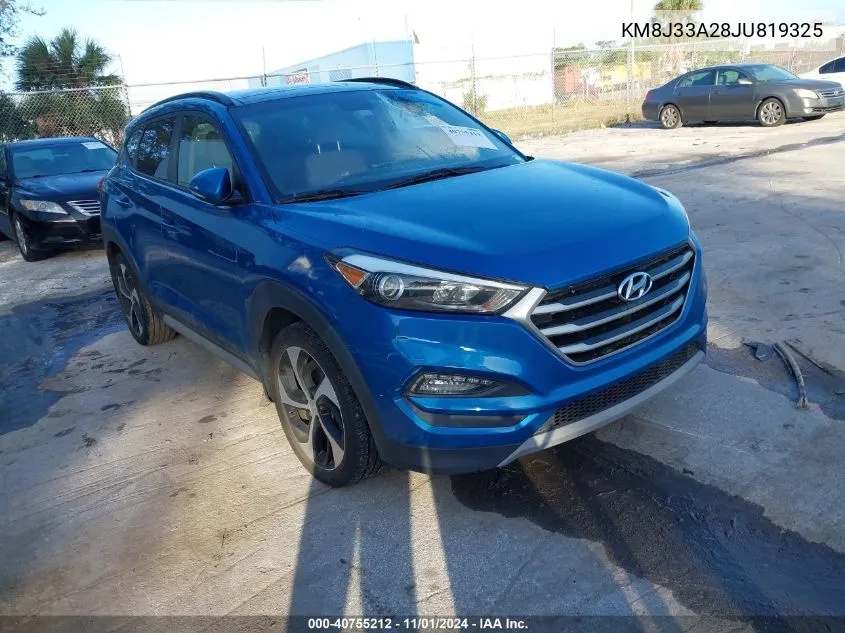 2018 Hyundai Tucson Value VIN: KM8J33A28JU819325 Lot: 40755212