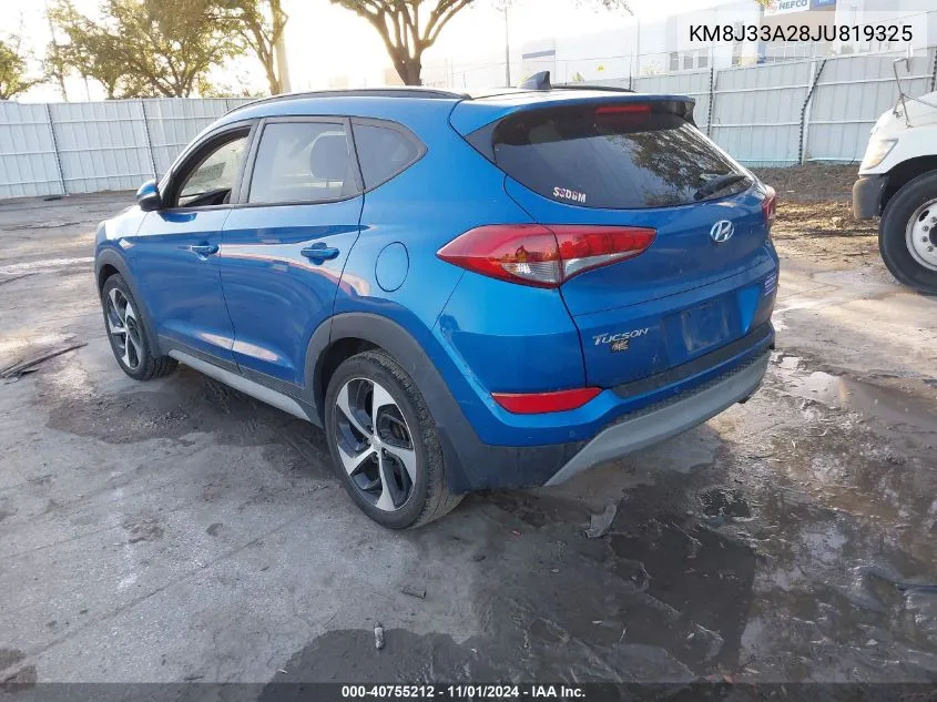 2018 Hyundai Tucson Value VIN: KM8J33A28JU819325 Lot: 40755212