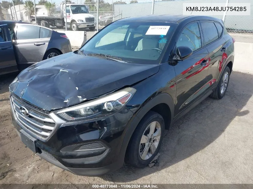 2018 Hyundai Tucson Se VIN: KM8J23A48JU754285 Lot: 40773848