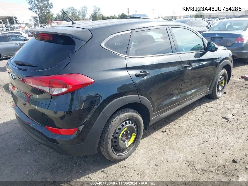 2018 Hyundai Tucson Se VIN: KM8J23A48JU754285 Lot: 40773848