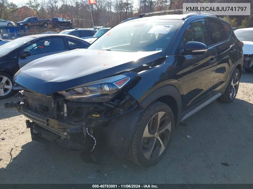 2018 Hyundai Tucson Sport VIN: KM8J3CAL8JU741797 Lot: 40783001