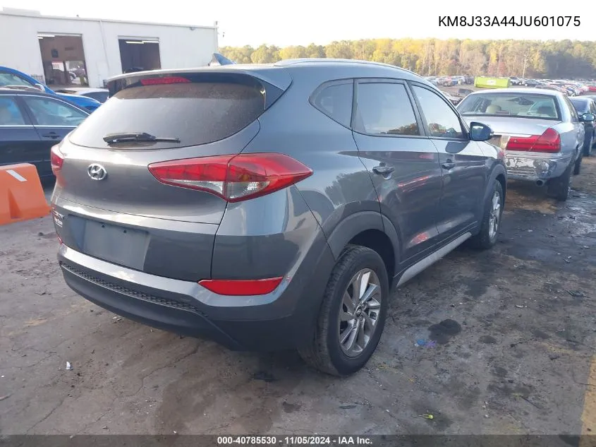 2018 Hyundai Tucson Sel Plus VIN: KM8J33A44JU601075 Lot: 40785530