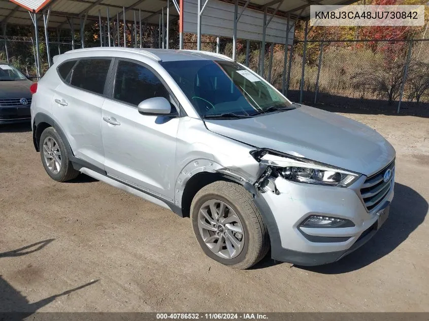 2018 Hyundai Tucson Sel VIN: KM8J3CA48JU730842 Lot: 40786532