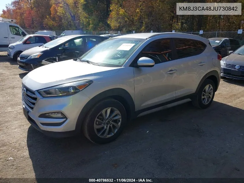 2018 Hyundai Tucson Sel VIN: KM8J3CA48JU730842 Lot: 40786532