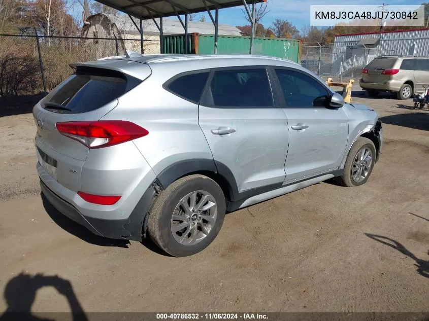 2018 Hyundai Tucson Sel VIN: KM8J3CA48JU730842 Lot: 40786532