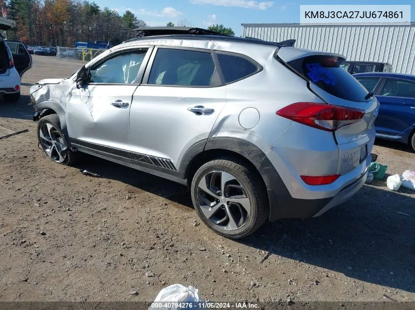 2018 Hyundai Tucson Value VIN: KM8J3CA27JU674861 Lot: 40794276