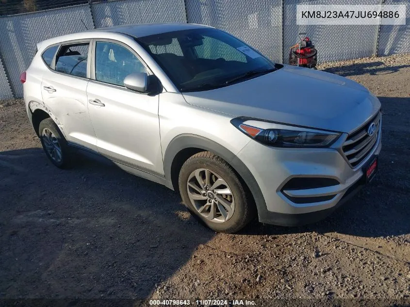 2018 Hyundai Tucson Se VIN: KM8J23A47JU694886 Lot: 40798643