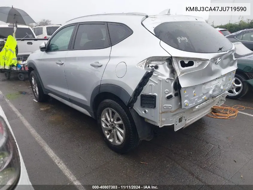 2018 Hyundai Tucson Sel VIN: KM8J3CA47JU719590 Lot: 40807303