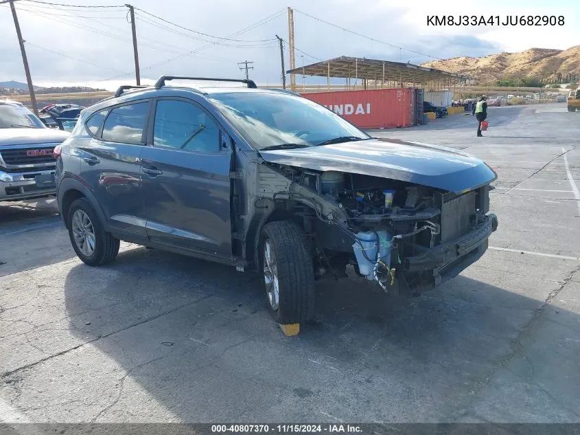 2018 Hyundai Tucson Sel VIN: KM8J33A41JU682908 Lot: 40807370