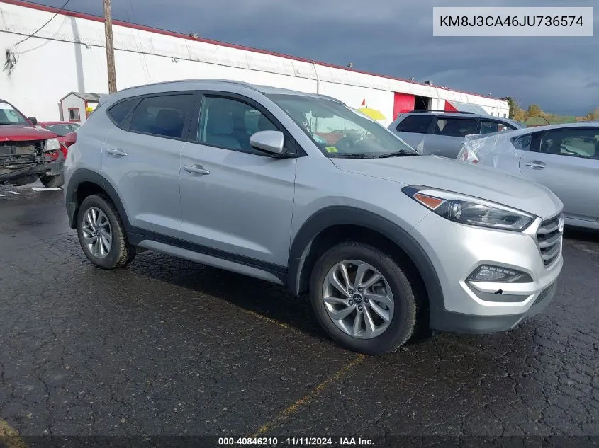 2018 Hyundai Tucson Sel VIN: KM8J3CA46JU736574 Lot: 40846210