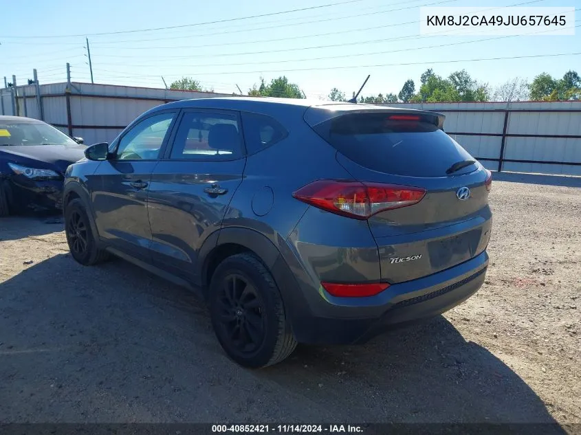 KM8J2CA49JU657645 2018 Hyundai Tucson Se