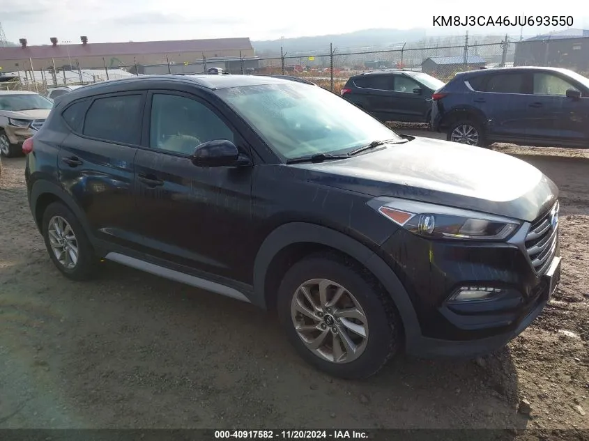 2018 Hyundai Tucson Sel VIN: KM8J3CA46JU693550 Lot: 40917582