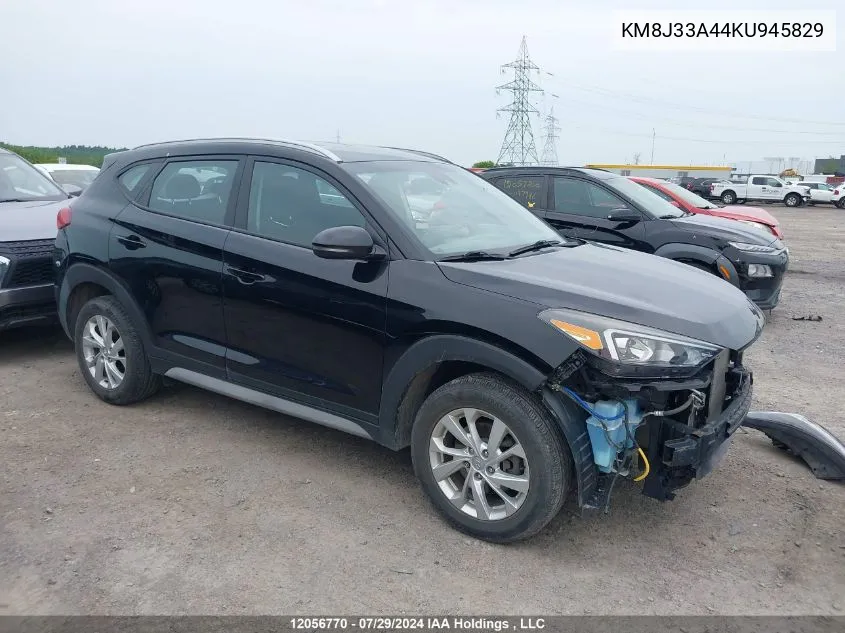 2019 Hyundai Tucson VIN: KM8J33A44KU945829 Lot: 12056770