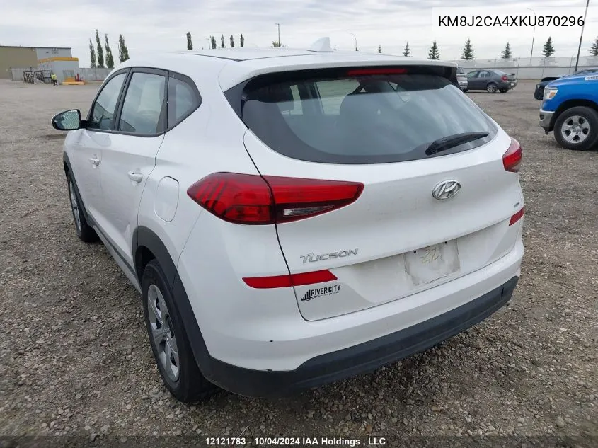 2019 Hyundai Tucson Se VIN: KM8J2CA4XKU870296 Lot: 12121783